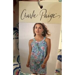 Charlie Paige NWT dress womens size Small‎ Tropical Floral